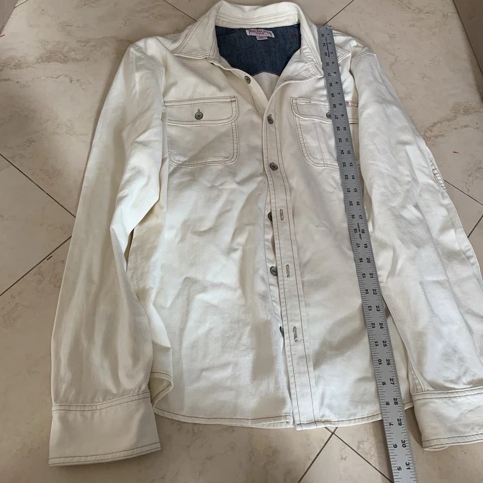 True Religion Shirt Mens XL long Sleeve World Tour - Image 3 of 4