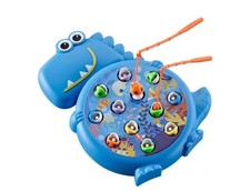 Dinosaur Fishing Game Toy Interactive Indoor/Outdoor Activity for Kids Education
