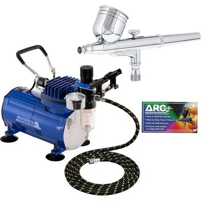 Multi-Purpose Gravity Feed Airbrushing System Gravity Feed Dual-Action Airbrush