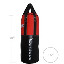 Fairtex Leather Nylon Extra Wide 70 lb. Heavy Bag