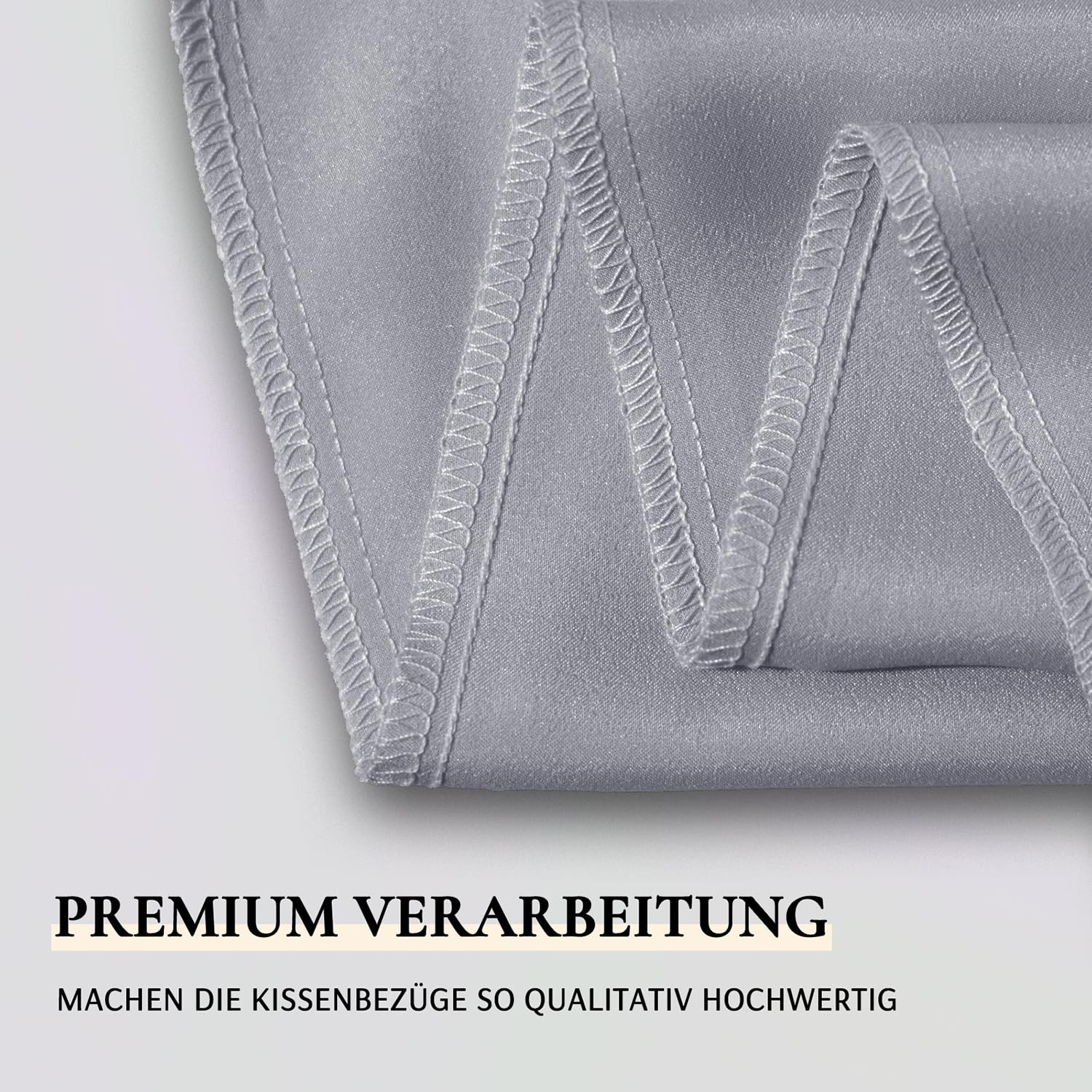 Housse de coussin de position latérale de luxe satin 40x145cm - 4