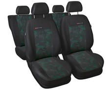 Autositzbezüge Sitzbezug Schonbezüge Velours Grün für Citroen Berlingo I II III