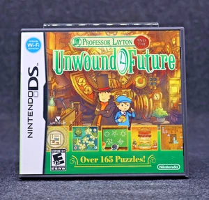 Professor Layton Unwound Future (DS) Case and Manual W/inserts Only