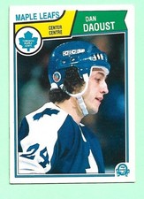 (1) DAN DAOUST 1983-84 O-PEE-CHEE # 328 MAPLE LEAFS ROOKIE EX-MT CARD (M7838)