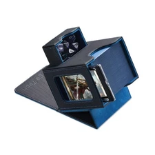 MTG Commander Deck Box - Patented Design, Holds 100 Double-Sleeved Cards, Bla...