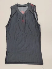 Donkey Label Racing Gray Cycling Mesh Base Layer Sleeveless MSRP $45