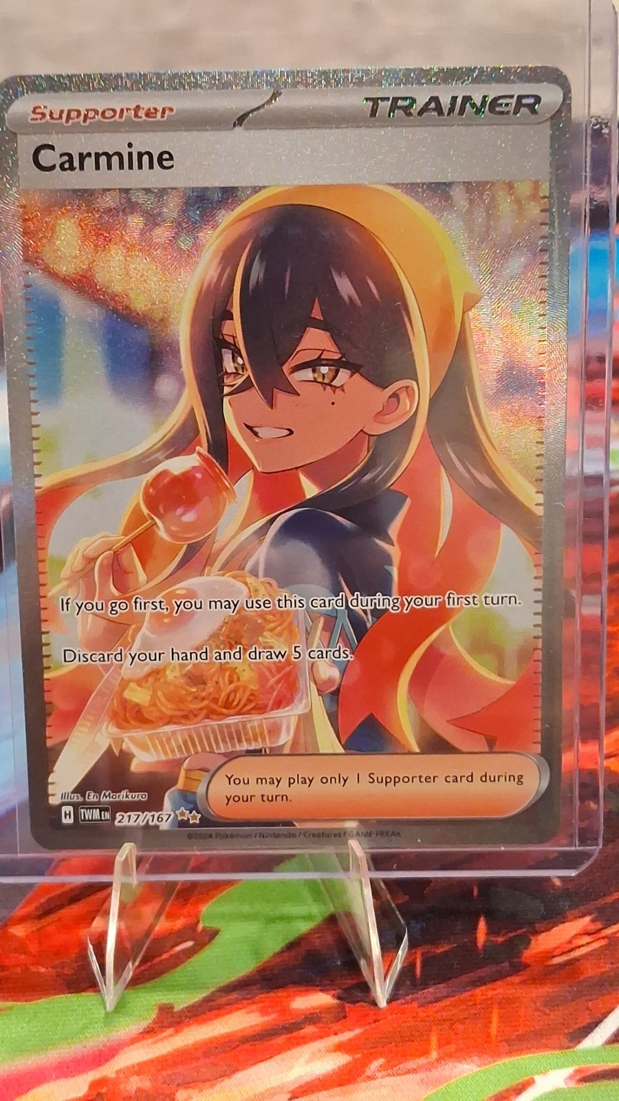 Carmine 217/167 Sir Twilight Masquerade TWM Near Mint Pack Fresh Pokemon TCG