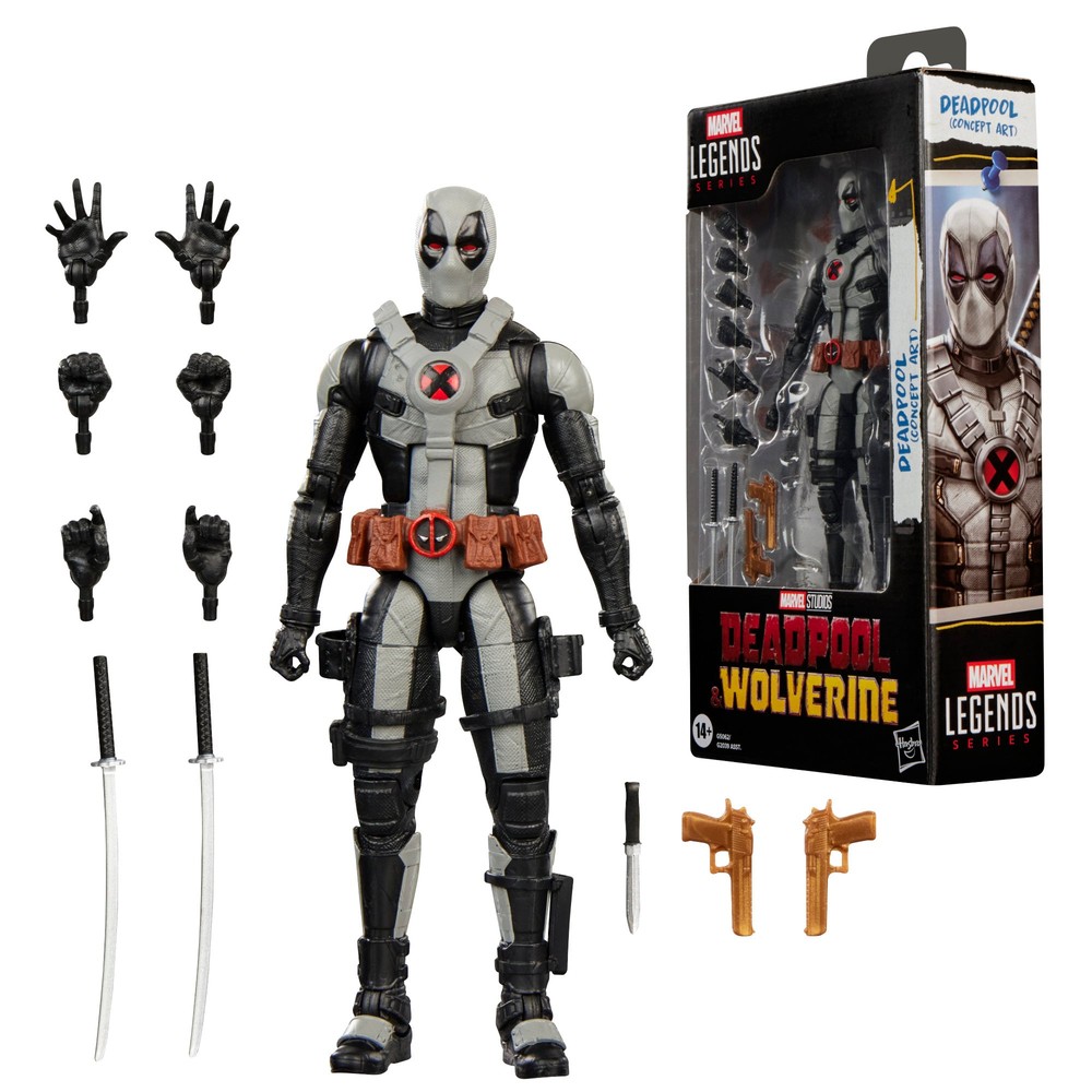 Marvel Legends Series Deadpool and Wolverine Deadpool (Concept Art) Action Figur