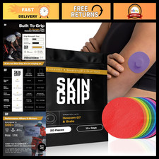 Adhesive Skin Grip Patches for Dexcom G7 Stelo CGM Sensors - Waterproof, Durab