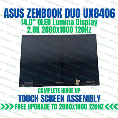 ASUS Zenbook DUO UX8406MA-PS99T OLED Touch Screen Display LCD Assembly Complete