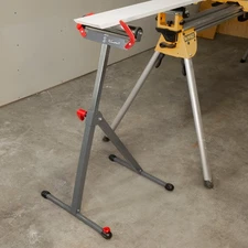 Adjustable Pedestal Feed Roller Support 11" Ball Bearing Stand Height Foldable