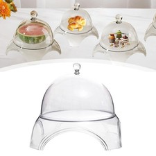 Cake Stand with Dome Cover Cake Plate for Party Supply Birthday Shop Display