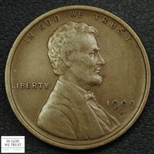 1909 S Lincoln Wheat Copper Cent 1C