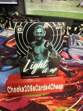 Khamzat Chimaev 2023 Panini Donruss Optic UFC #22 Light it Up Insert
