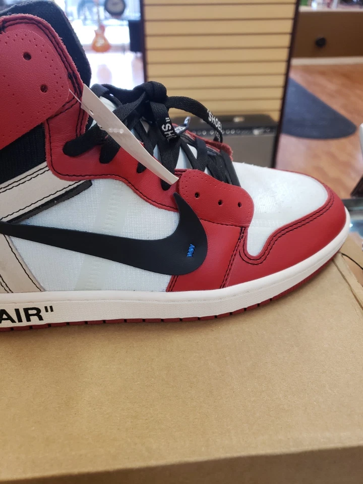Talla 13 - Nike Air Jordan 1 Retro OG x Off-White High Chicago Virgil Auténticas Foto 3 de 4