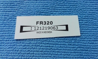 Ibanez Headstock Waterslide Serien Nummer Decal für Gitarrenbauer