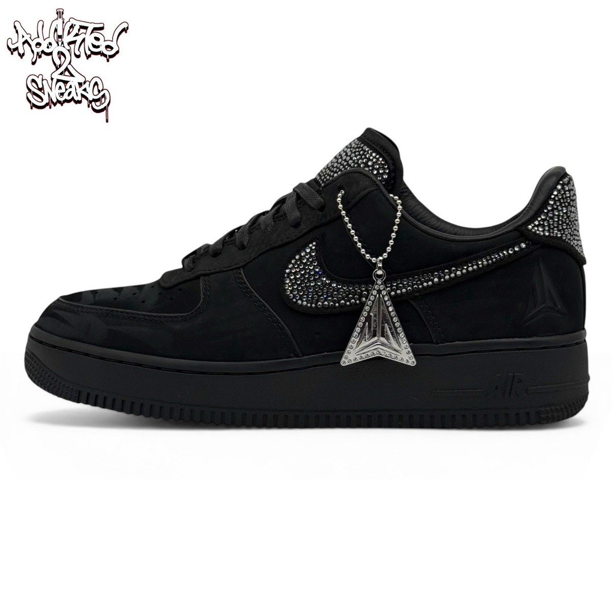 Ja Morant x Swarovski x Nike Air Force 1 LX Low VNDS Men's Size