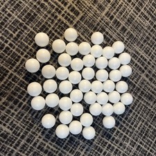 50 NOS 1980 s Official Tournament Foosball Balls TS Smooth Pros Design