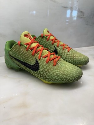 Nike Vapor Edge Kobe 6 SE Grinch Cleats FQ7645-300 Men's Size 9