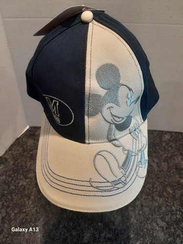 DISNEY BLUE TAN AND GRAY MICKEY MOUSE HAT EST.1928 - Picture 2 of 5