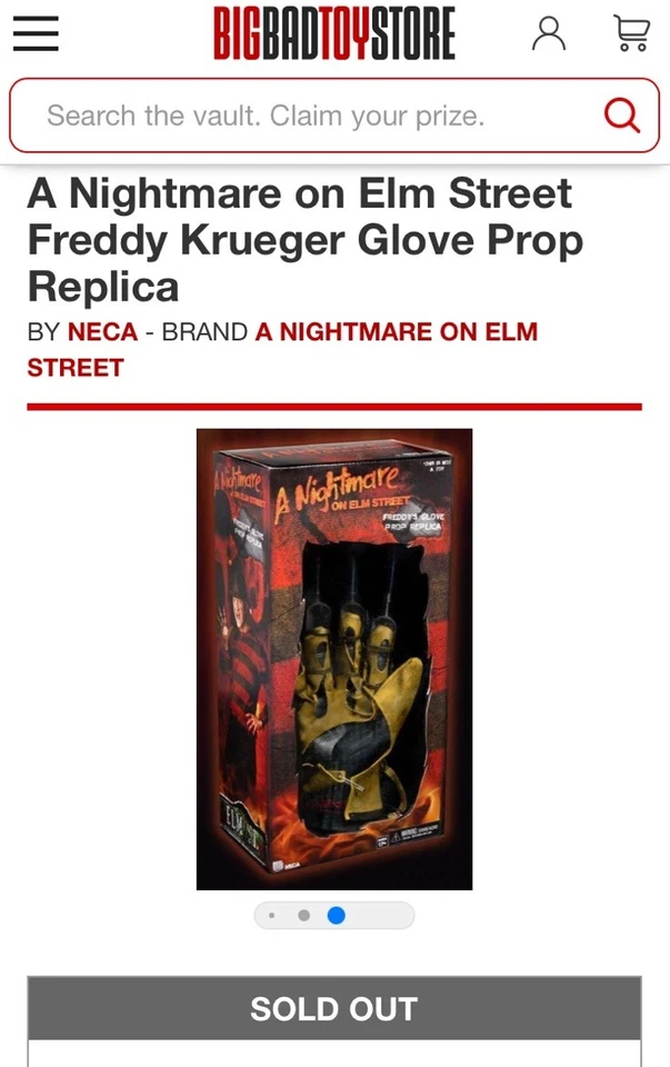 Réplica de guante de utilería Neca Pesadilla en Elm Street Freddy Krueger Foto 2 de 4