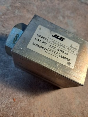 OEM JLG 2120183/70010714 Inline Pressure Filter LF-5122 Element Series 3000PSI