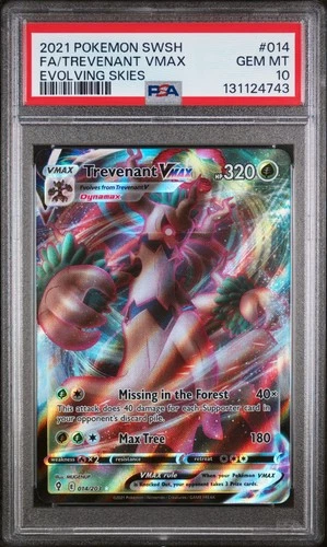 Trevenant VMAX 014/203 - SWSH07: Evolving Skies Holo (PSA 10)