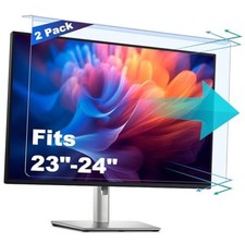 2 Pack Anti-Blue Light  Anti-Scratch Screen 2 Pack 23 - 24 Inch Diagonal 