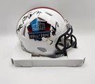 BRIAN URLACHER, MIKE SINGLETARY, DAN HAMPTON Signed Auto NFL HOF Mini Helmet