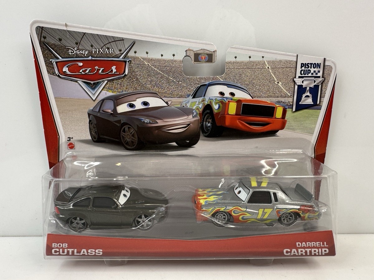 Disney Cars Piston Cup Bob Cutlass & Darrell Cartrip Silver HTF | eBay