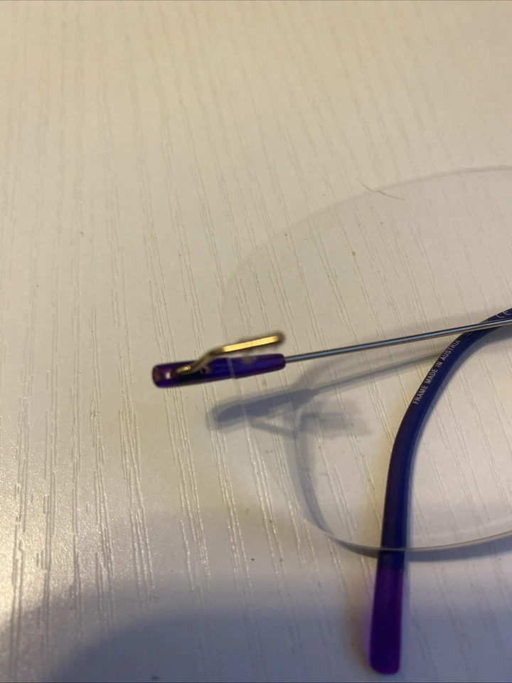 Monturas de gafas Silhouette 5500 7530 oro púrpura Foto 3 de 4