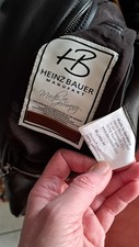 superschöne Lederjacke Heinz Bauer Lammlederjacke, Größe 54, Farbe braun