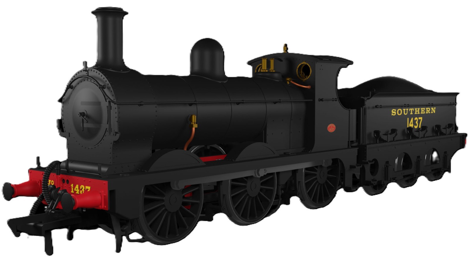Rapido 966005 SECR O1 No. 1437 SR Plain Black OO GAUGE