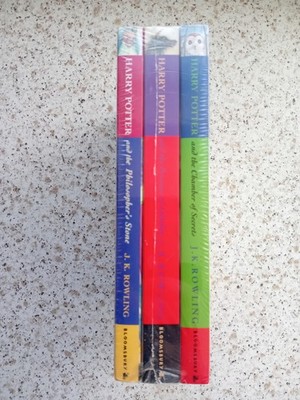 Harry Potter Books 1-3 Paperback Bloomsbury New and sealed Rare 