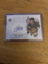 COLE MCWARD 2023-24 UD ULTIMATE ROOKIE SIGNATURES CANUCKS RC AUTO Q4920