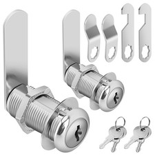 Cam Locks Cabinet Locks Keyed Alike, 1-3/8'' Length Cylinder Fits on 1-1/8'...