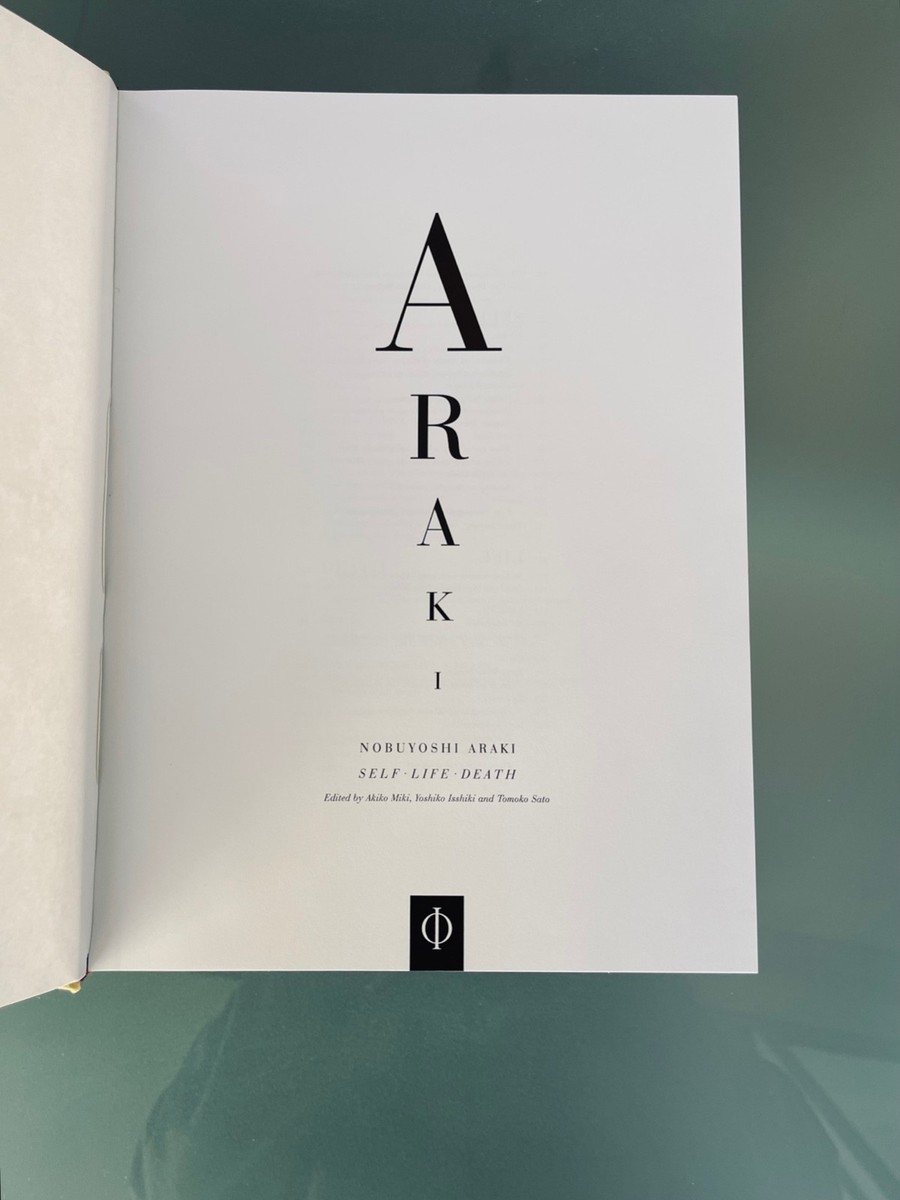 Nobuyoshi Araki, Self Life Death, first edition, signed, limited