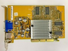 RARE VINTAGE ASUS V8170/128M NVIDEO GEFORCE4 MX440 128MB AGP VGA CARD MXB38