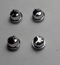 VIBRATOR SET OF 4 HOT ROD CHROME HUBS ; NO TIRES