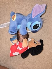 2022 Disney Parks Lilo  Stitch 20th Anniversary Plush Set Limited Release