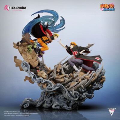 FIGURAMA - Naruto Elite Fandom Diorama 1/6 Naruto vs. Pain 69 cm - NEU RAR