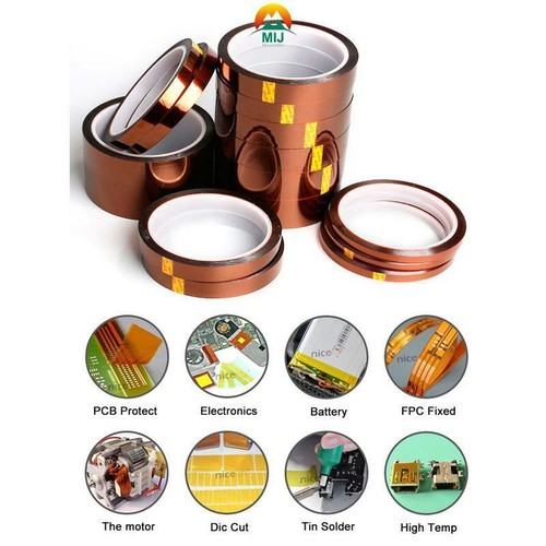 5-100mm Temperature Resistant Tape Polyimid Hitzebeständiges Polyimid Klebeband - Bild 9 von 10