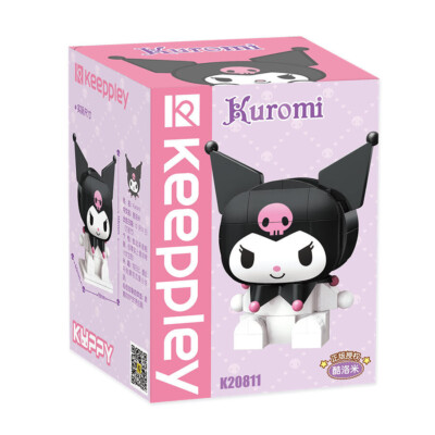 Authentic Sanrio Qman Keeppley Kuppy Building Blocks Kuromi K20811