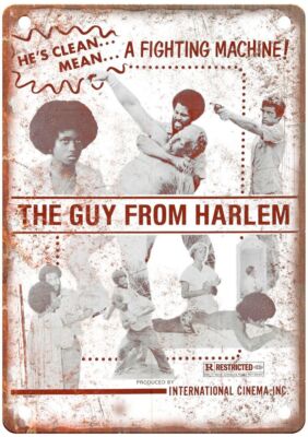 Guy From Harlem Vintage Movie Poster Old Retro Look Metal Sign MP1775