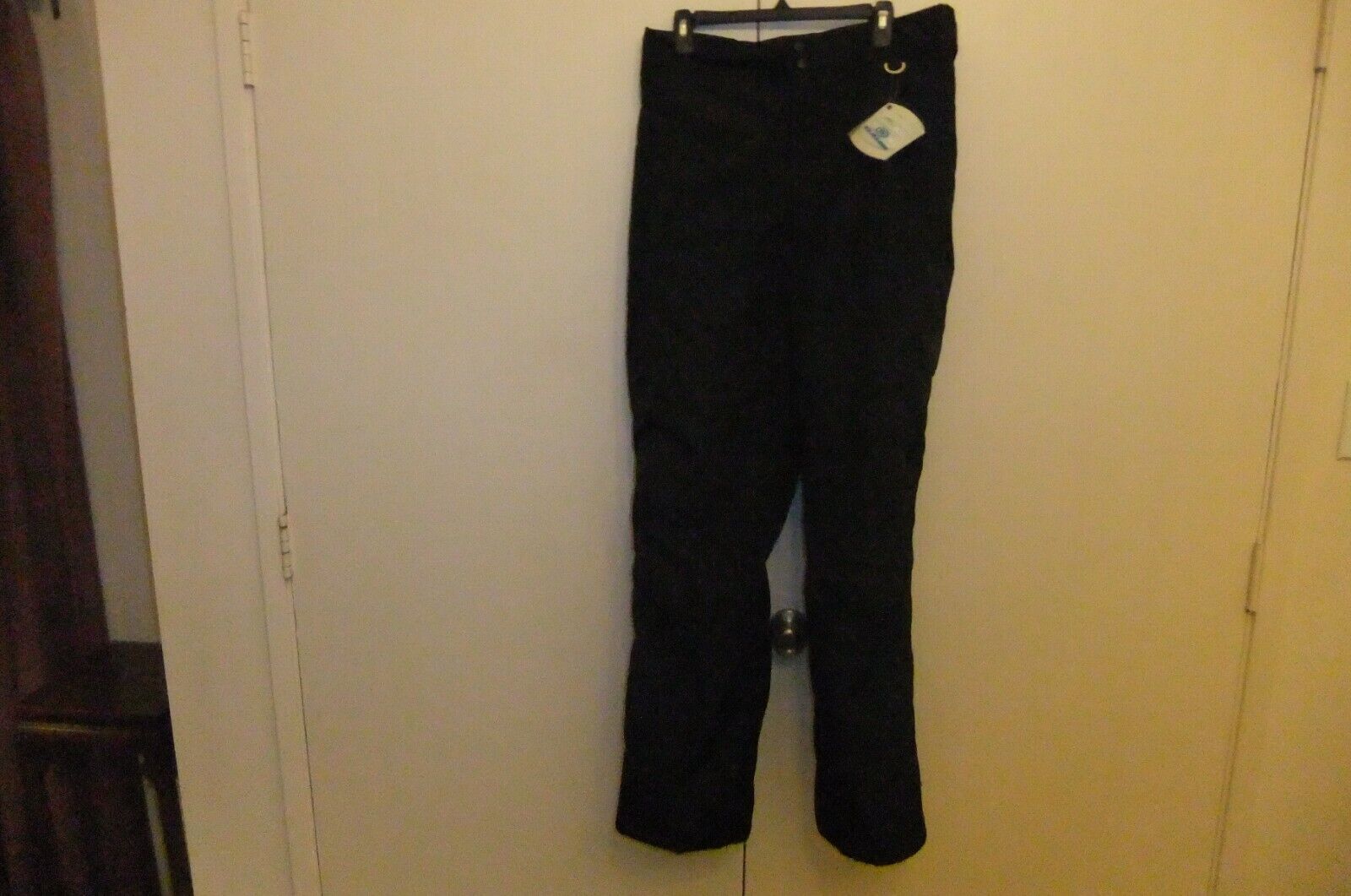 Slalom Elastic Waist Four Zip Pockets Large Black Ski Pants Size National products Nippon regular agency