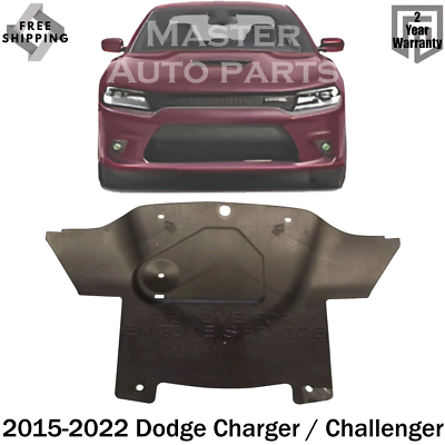 New Engine Splash Shield Under Cover For 2015-2022 Dodge Charger