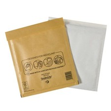 Mail Lite Gold Padded No000 Bags 99x171mm (100 Per Pack)