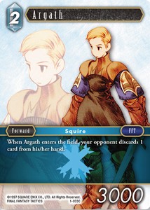 4x Argath - 1-033C - NM-Mint - Opus 1 - Final Fantasy TCG