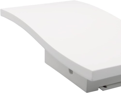 Applique Da Parete Attacco E14 Gesso Ceramico Design Onda Moderno Interno IP20 - Foto 2 di 6