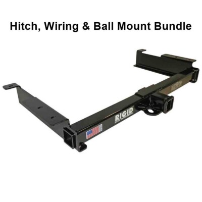 Rigid Hitch (R3-0861-1KBW) Class III 2 Inch Receiver Trailer Hitch Bundle